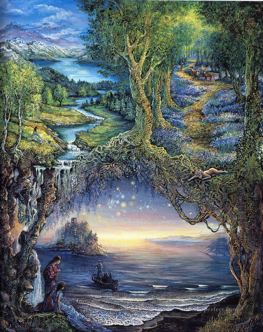 JW three wishes Fantasy Oil Paintings